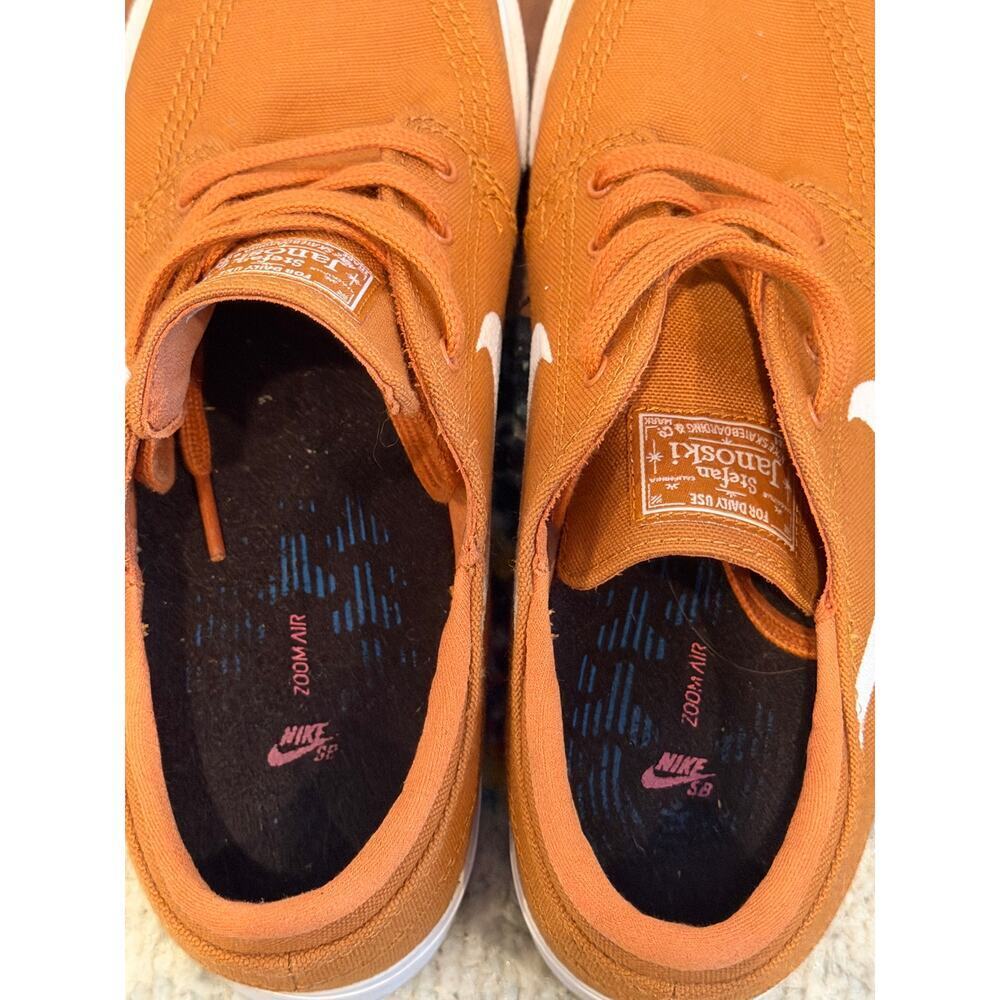 Nike SB Zoom Stefan Janoski Canvas RM Shoes Cider (Brown) White hoes Mens Sz 7.5 - Picture 4 of 11